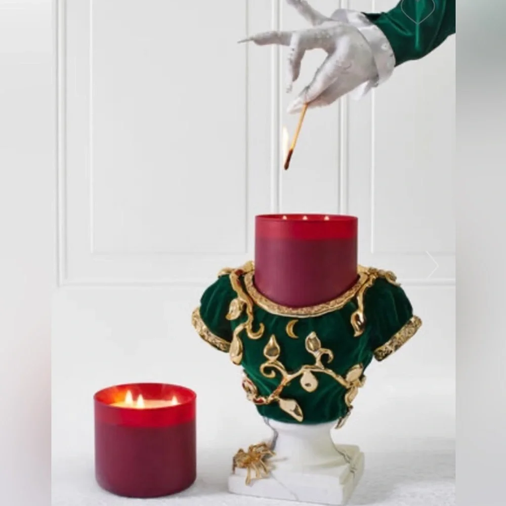 Bath & Body Works Headless Bust Pedestal 3- Wick Candle Holder
